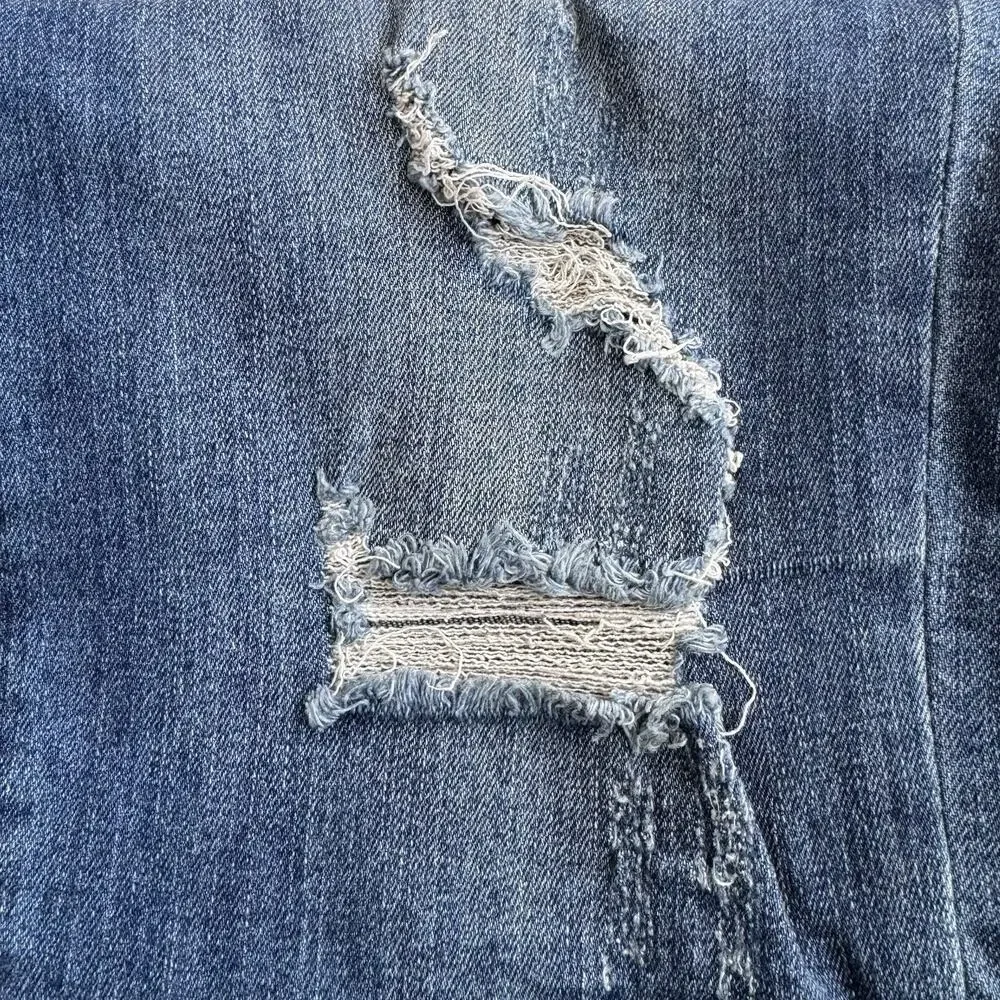 Judy Blue Jeans Size 31 Relaxed Fit Distressed Stretch - Picture 14 of 16